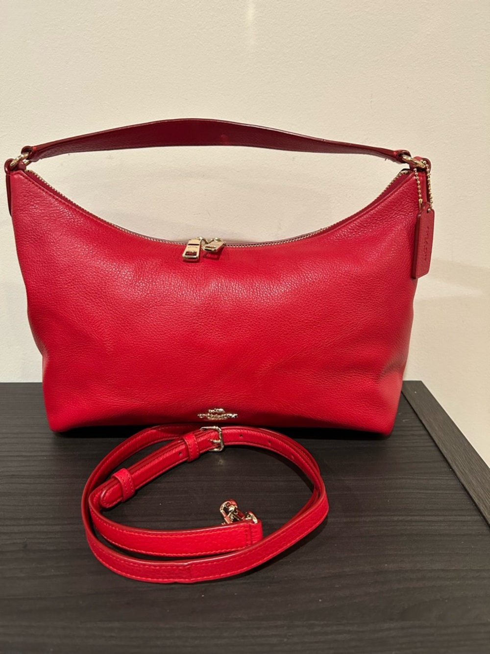 Coach Celeste East/West Convertible Hobo/Crossbody EUC